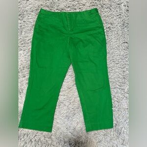 Worthington Sz 8 Cropped Green Pants